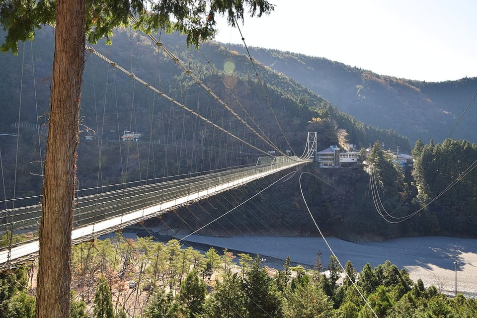谷瀬の吊り橋