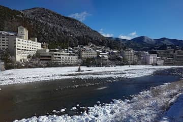 下呂温泉の町並み