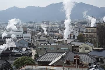 鉄輪の湯けむり