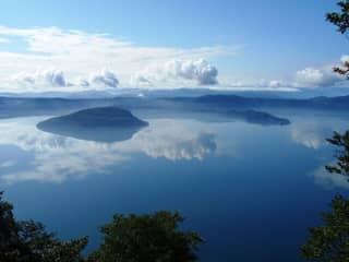 十和田湖（乙女の像）