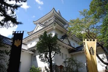 大垣城と水門川