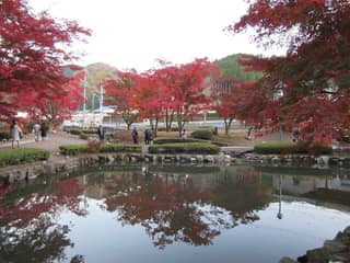 曽木公園の逆さもみじ