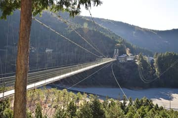 谷瀬の吊り橋