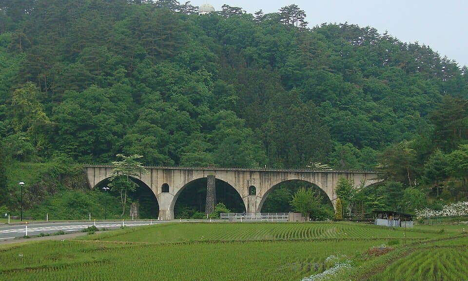 遠野 めがね橋(宮守川橋梁)